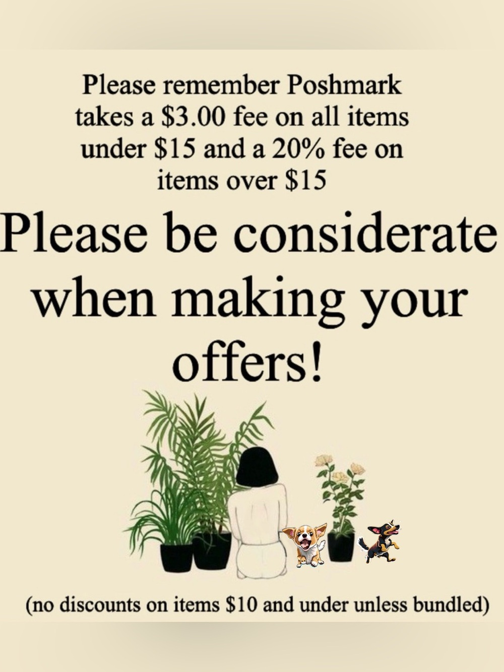 Poshmark Informational Sign -